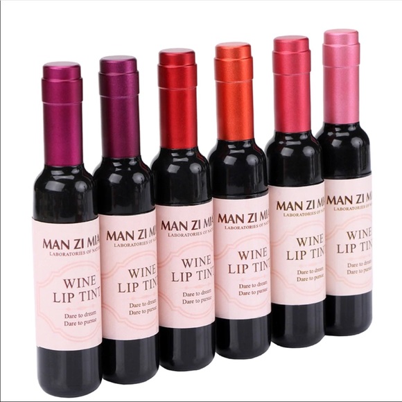 4 for $25 SALE!!!! Red Wine Bottle Lip Tint Gloss - Picture 4 of 6